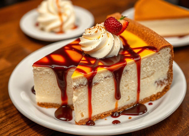 What are the most popular desserts on the Cheesecake Factory dessert menu?